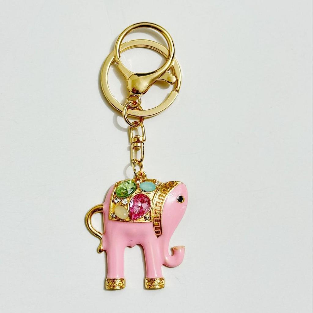 Kristall Strass Elefant Schlüsselanhänger: Süßer Taschenanhänger & Autozubehör Geschenk für Frauen