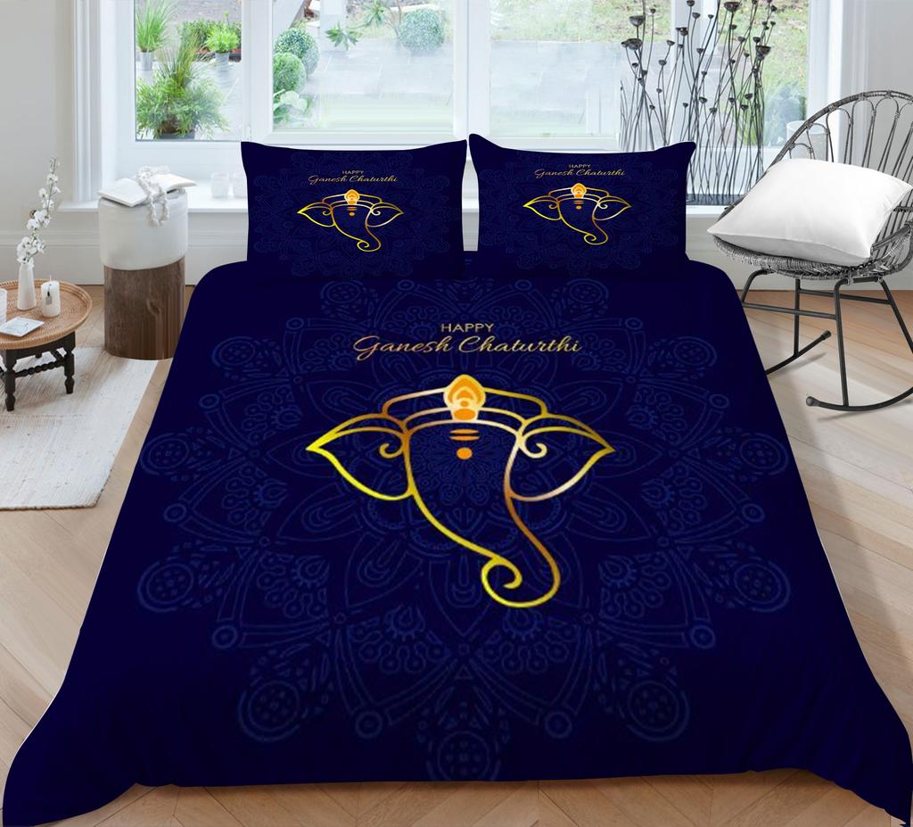 Duvet Covers with Pillowcase Home Textiles Bedding Suit Bohemian Printed Quilt Cover Set Fashionable Bedding Suit