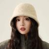Ciepły kapelusz kubełkowy Kapelusz Panama w stylu vintage Wszechstronny kapelusz filcowy dla kobiet
