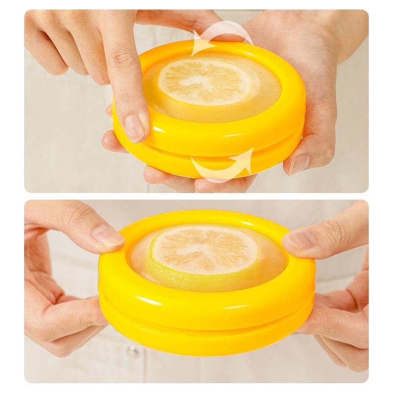 Obal na uchovávání čerstvosti ovoce a zeleniny Avokádo Nádoba na skladování potravin Víko s těsněním pro uchovávání ovoce Kuchyňské náčiní Kuchyňské doplňky