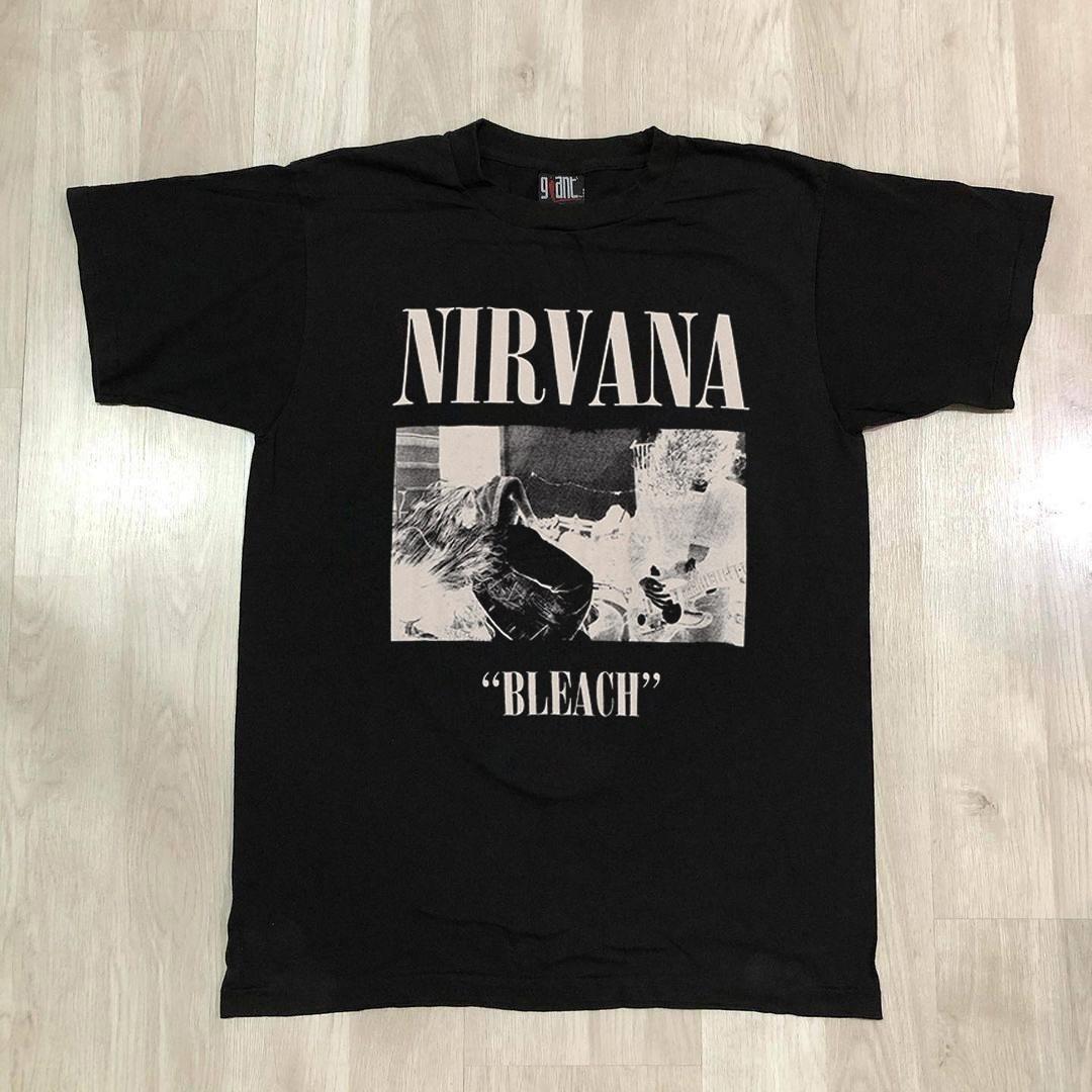 Nirvana Rock Band Nirvana Lincoln Park American Vintage Tshirt Summer Cotton UNISEXs TShirt Kids Clothing Tee Y2k Women L