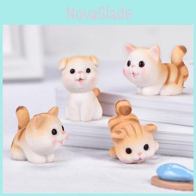 Adorable Mini Cat Figurines Model Pet Doll Featuring Exquisite Craftsmanship For Home Dcor