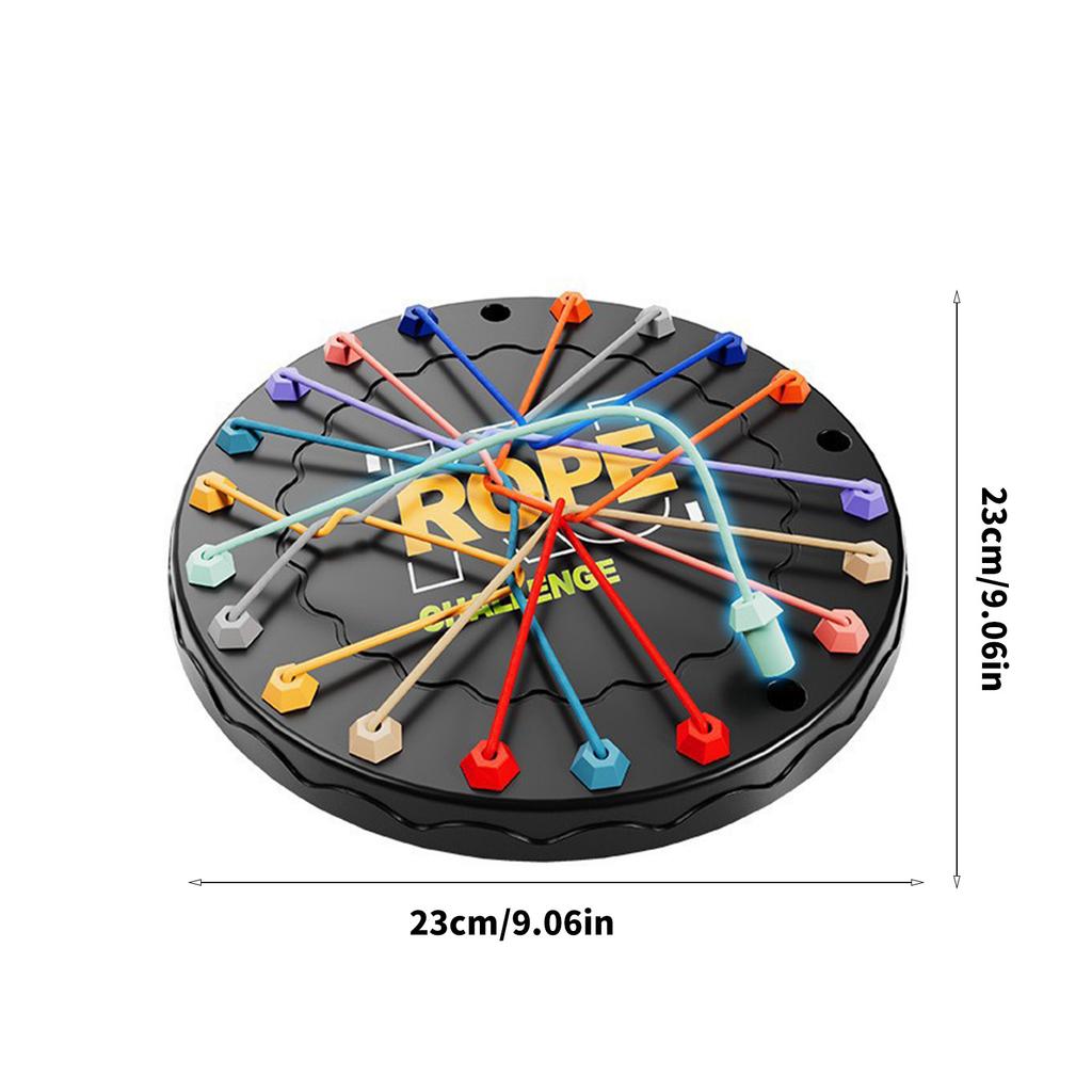 Unraveling Rope Puzzle Game Toy for Kids Stimulate Intelligence and Hands On Skill for Parents Children Party Activity