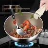 ZISIZ 26cm Abnehmbarer Titan-Wok