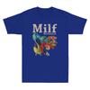 MILF Unisex I Love Fish Funny Fish Graphic Quote Vintage Unisexs Short Sleeve TShirt