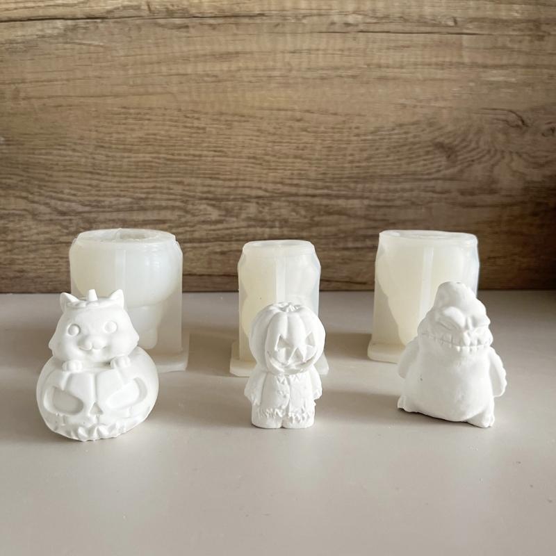 Handmade Rabbits Molds Cartoon Animal Silicone Molds Ornament Plaster Molds X3UC