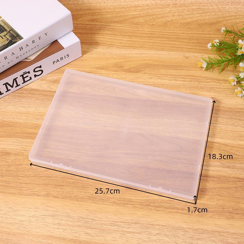 1.7 Height Transparent Plastic Desktop Organizer for Nail Art Accessories