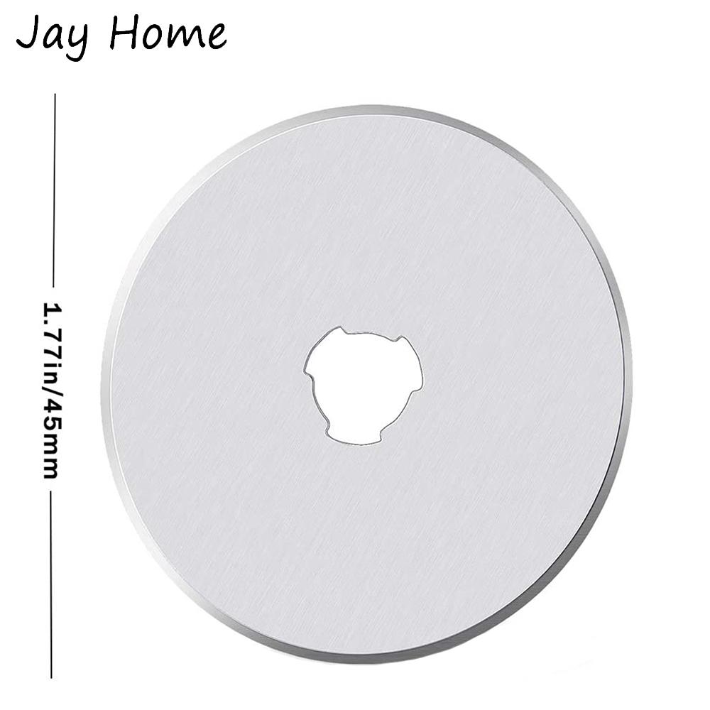 5/10Pz Lama Rotante da 45mm per Taglierina Rotante Tessuto per Quilting Carta Pelle Taglierine Rotanti Lame di Ricambio con Custodia Strumenti da Cucito