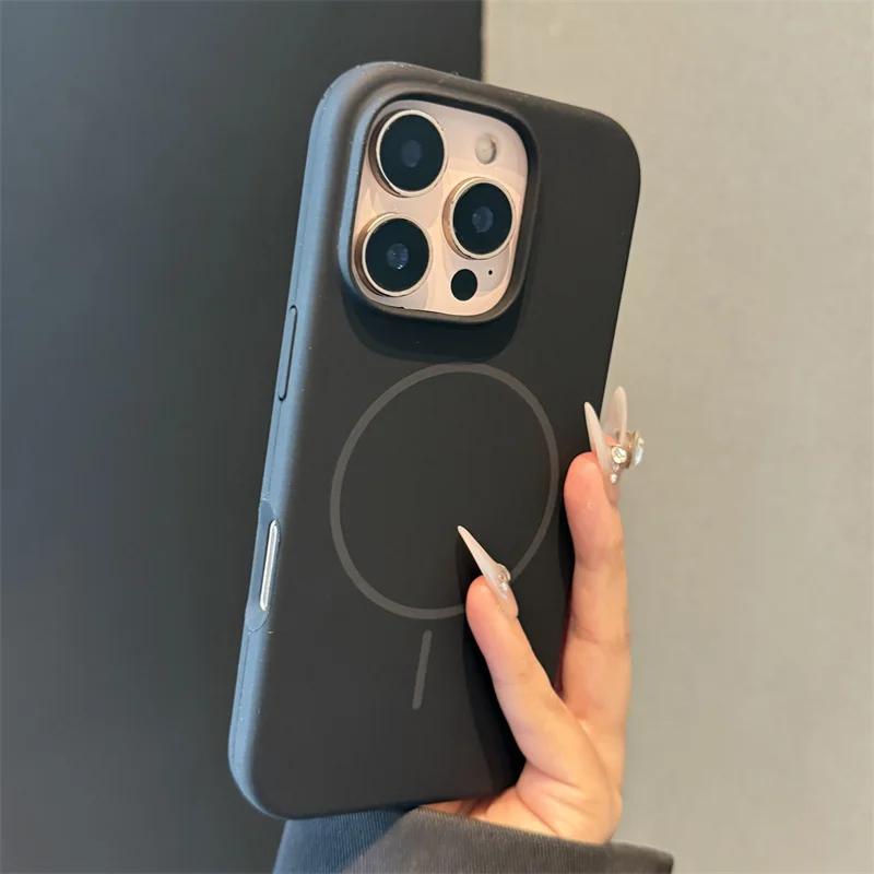 Original Liquid Silicone Magsafe Case For iPhone 17 Pro 16 15 Plus 14 13 12 11 Pro Max Air Magnetic Wireless Charge Rubber Cover