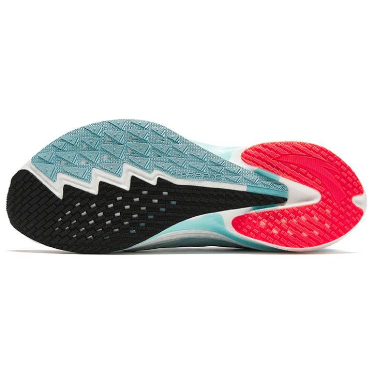 New Anta MACH 4.0 Low Top Sprint Running Shoes Men's Papyrus White/Maca Blue/Black 112415583-3