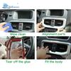 For Volvo V40 Console Air Conditioning Outlet Decorative Cover Trim Stainless Steel Interior Accessories