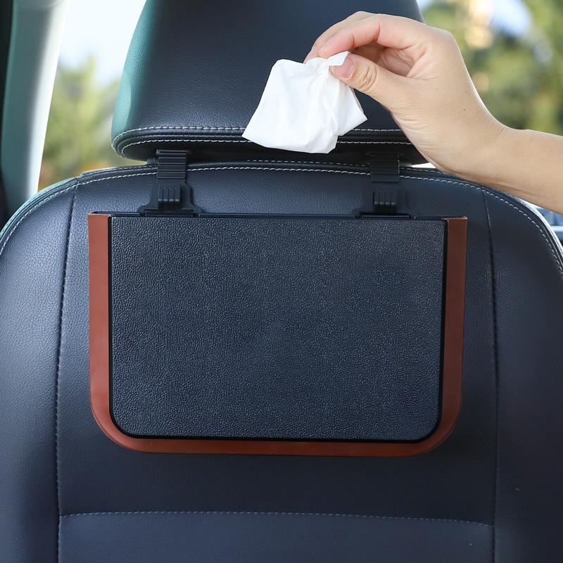 Car Mounted Garbage Bin Foldable Hanging Type Multifunctional Umbrella Storage Bin for Car Interior Storage