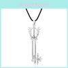 Collier Kingdom Hearts Avec Pendentif Géométrique en Alliage Pour Fans d'Anime