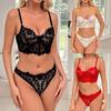 Women's Sleepwear  Spaghetti Strap Dress  Transparent Sexy Nightgowns Lace Slip Pajamas  Sexy Set Lingerie