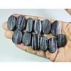 460Cts.Natural Black Tourmaline Oval Shape Cabochon Loose Gemstone 12Pcs Lot C-341