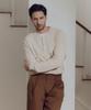 THEKNITCOMPANY (M) Mercerized Cotton Henley Neck Knit 3 Colors