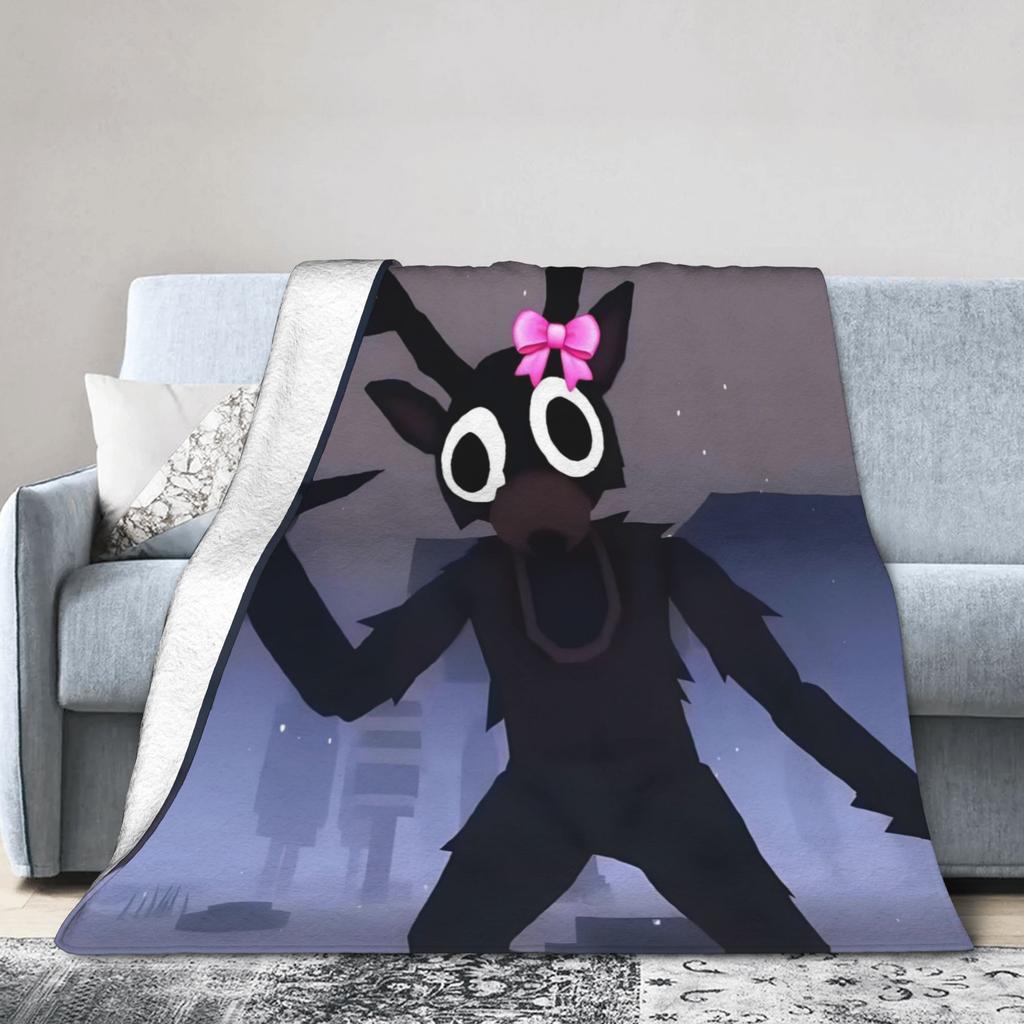 9-9 Nights in the Forest Blankets Coral Fleece Plush Deer Game Ultra-Soft Throw Blanket for Bedding Couch Bedroom Quilt