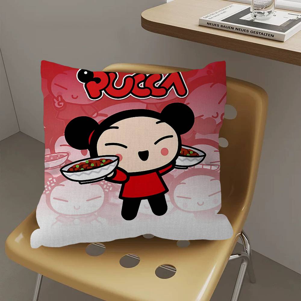 vintage Cartoon P-Pucca Cushion Cover Decorative Pillow Sofa Home Decor case pillow cases