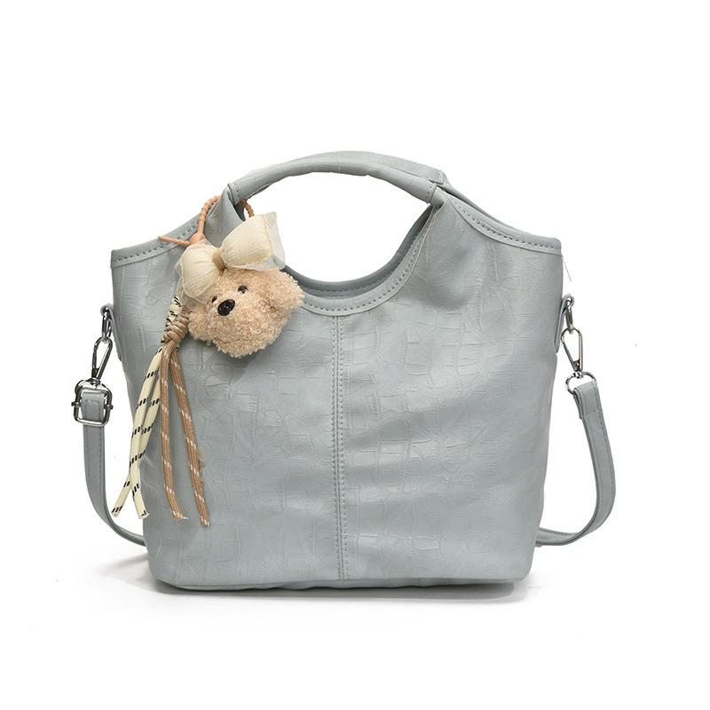 New Handbag Women's High-end Fashion Versatile Shoulder Bag Large-capacity Messenger Bucket Bag
