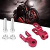 2pcs Universal Motorcycle Damping Heighten Device Shock Absorbers 5cm Chassis Red (w  Screw)