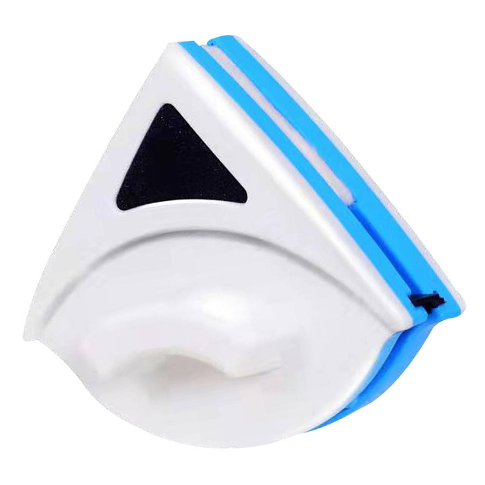 

Magnetic Window Cleaner Blue Triangle Shape Single Sided Magnetic Glass Wiper Washing Brush Tool P3‑8mm