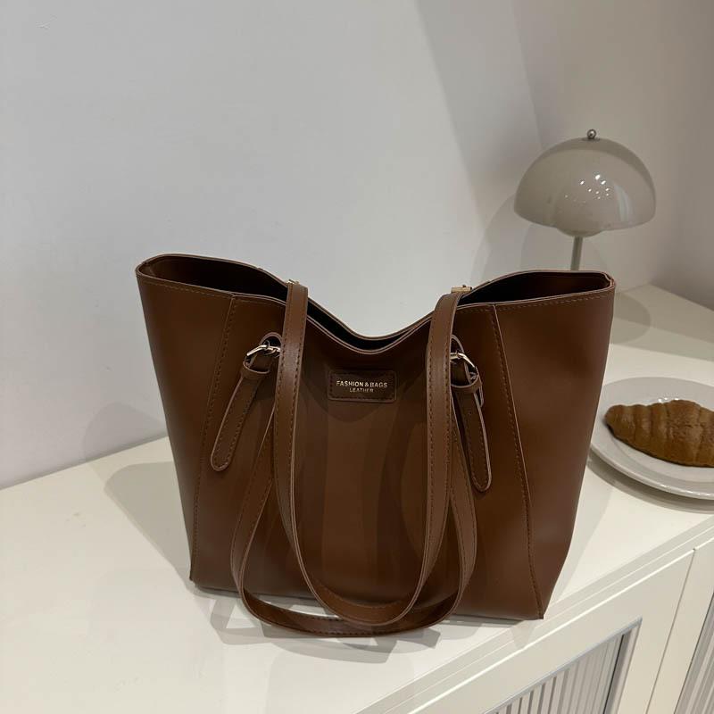 

Премиальная большая сумка-тоут модная фактурная сумка женская модная сумка темно-коричневого