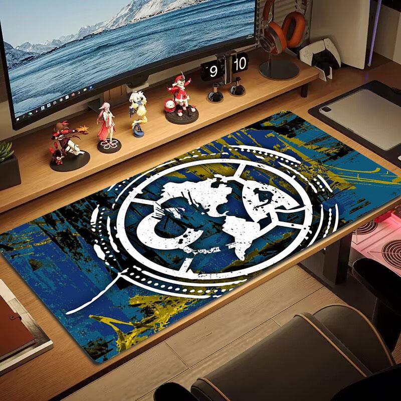 Club America Mouse Pad, Large Gaming Desk Mat, Non-slip XXL Mousepad for Laptop & Tablet, Mini PC Playmat with Stitched Edges