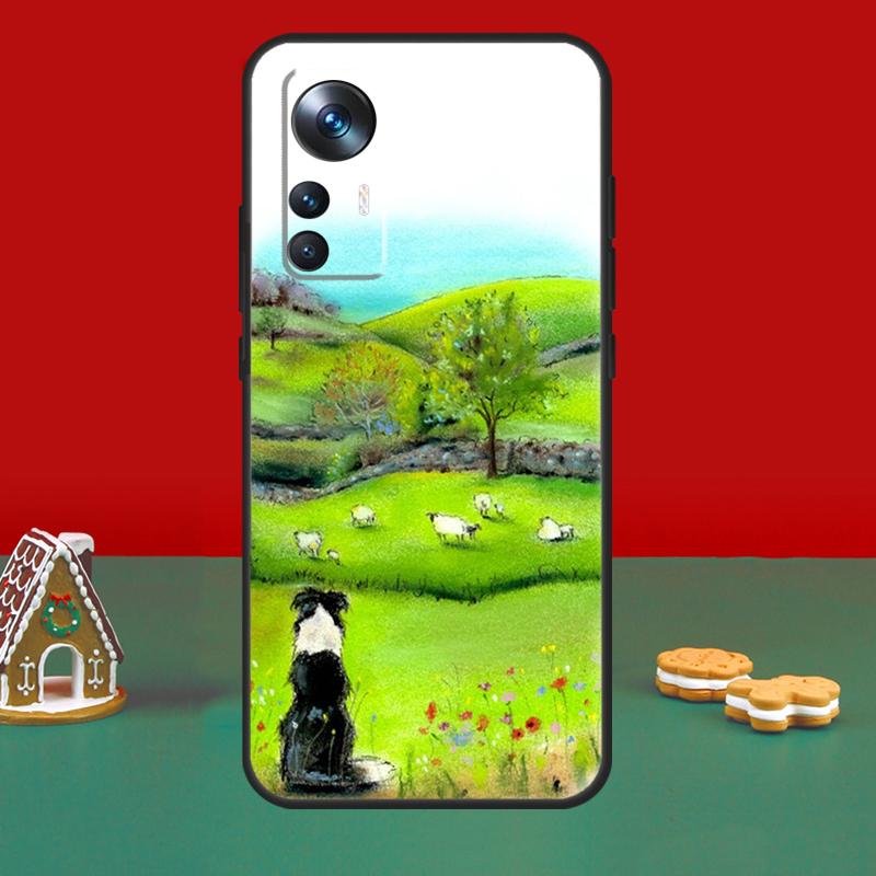 Border Collie Dog Case For Xiaomi 13T Pro 14 Ultra 12 13 Lite 11T 12T POCO F5 M6 X3 X4 X5 X6 Pro F3 M5s Cover