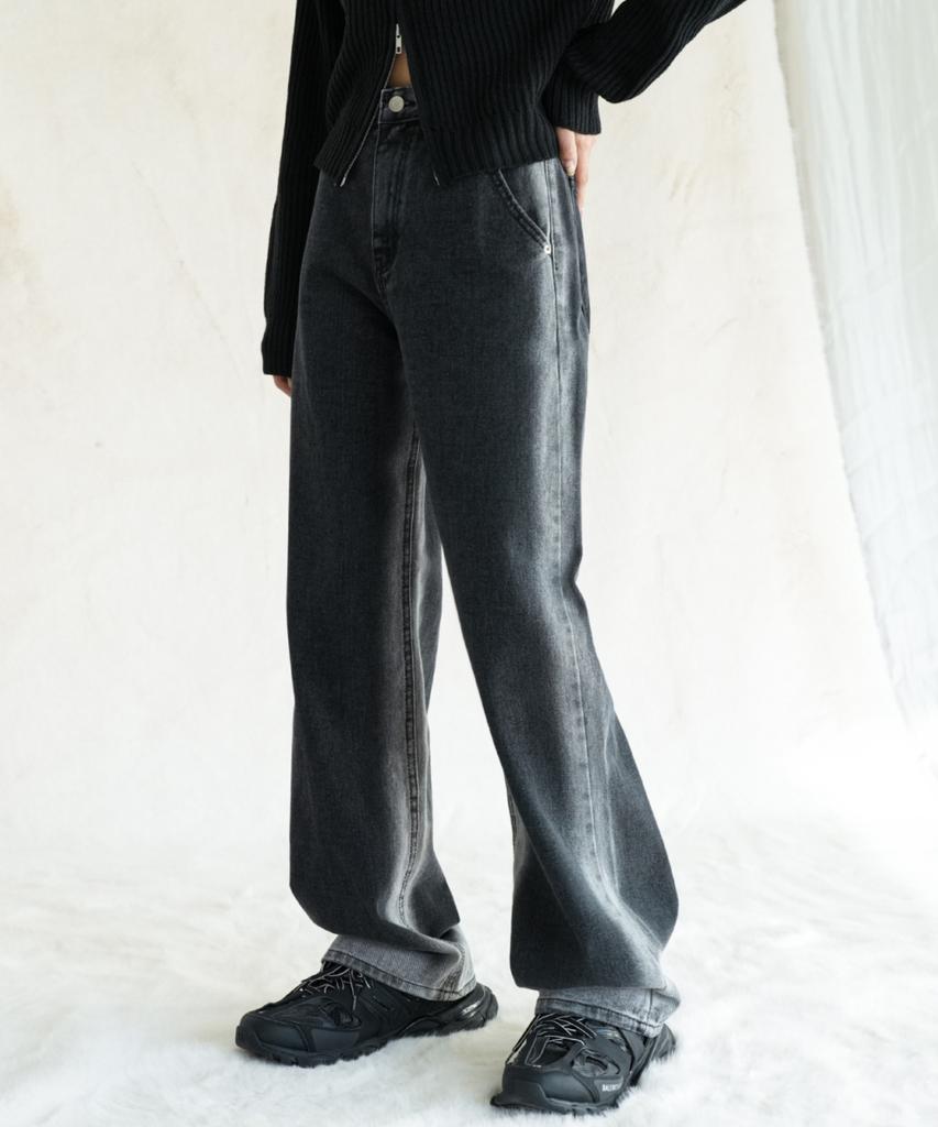 AVANDRESS Side-Line Wide Pants Black