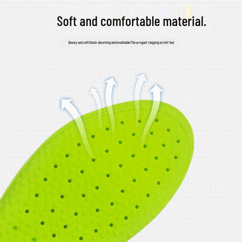 Lager Sportdeodorant Inläggssulor - Svettabsorberande, Andningsbara, Bekväma, Stötdämpande, Mjuka & Lukthämmande.