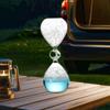 Bubble Hourglass, Glass Timer, Unique Artware, Liquid Motion Desktop Decoration