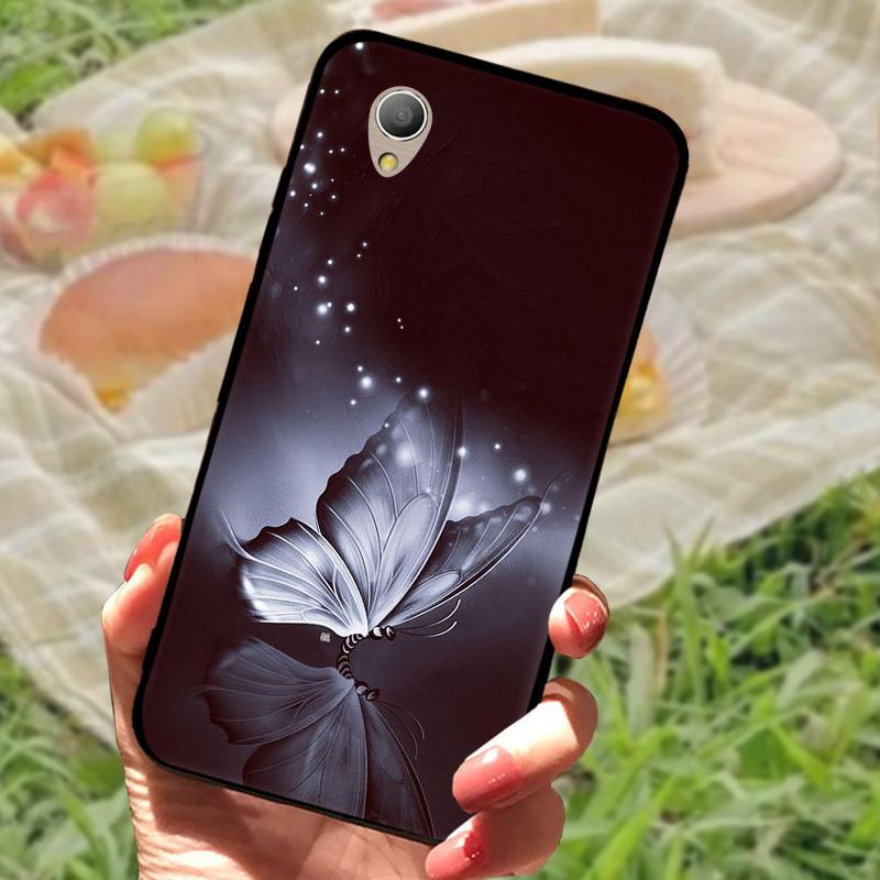 Alcatel 1 5033D Kılıf Kapağı Alcatel1 Silikon Yumuşak Mermer Siyah Tampon Funda Coque Alcatel 1 5033D 5033 5033A İçin Koruyucu