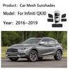 Sun Shades For Infiniti QX30 2016~2019 2017 Sunshades Anti UV Heat Insulation Curtains Privacy Windows Visors Car Accessories