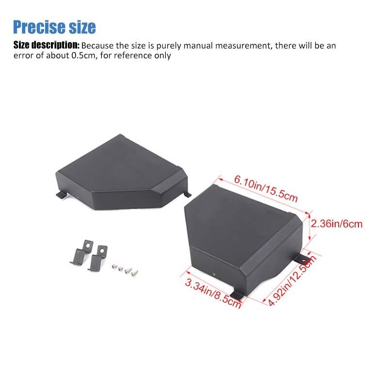 Front Door Pocket Storage Box For Jeep Wrangler JL For JT Gladiator 2018-2023 Organizer Container Stowing Tidying Accessories