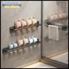 Wall-Mounted Self-Adhesive Bathroom Slipper Draining Hanger