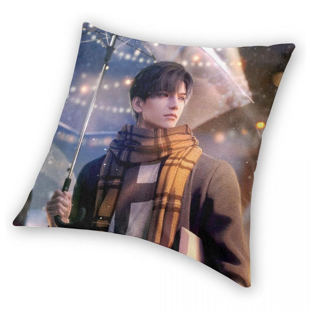 Zayne Love And Deepspace Pillowcase Soft Fabric Cushion Cover Decor Throw Pillow Case Cover Home Zipper 40*40cm