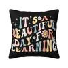 Concours Eurovision de la Chanson Drapeaux Cœurs Esc Ebu Eurofans Taie d'Oreiller Housse de Coussin Musical Décoration Taie d'Oreiller Pour Voiture 45X45Cm