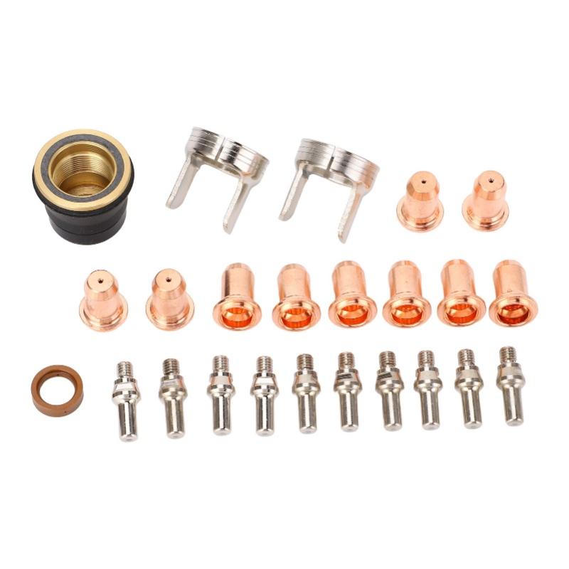 Plasma Cutter Tip Electrode Nozzle Bracket Cover Set For YESWELDER CUT 55DS Pro CUT 65DS