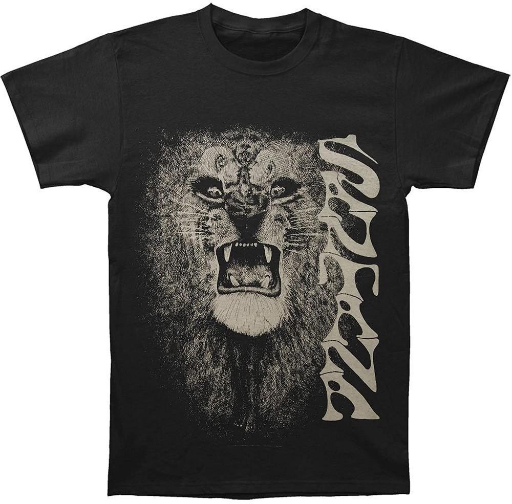 Authentic SANTANA White Lion T-Shirt S M L XL 2XL NEW Unisex T-Shirt XL