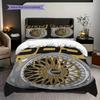 Bbs Years Innovation Bedding (1 * Duvet Cover + 2 * Pillowcase, Without Core) 2D Flat Christmas Birthday Gift Bedding Set Soft and Comfortable