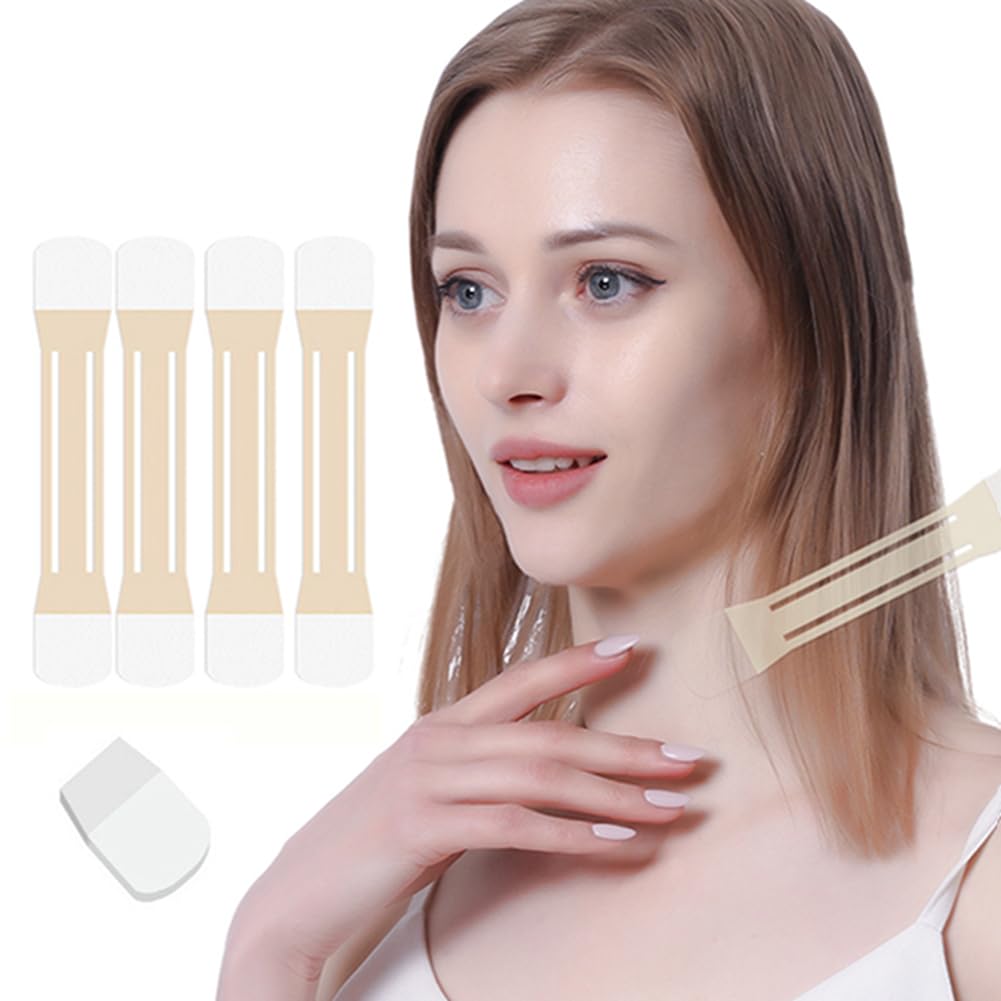 1PACK/4PCS Bandage + 20PCS Patch Neck Bandage, Neck Tape, Invisible Firming Lifting Tape and Strap, Wrinkle Neck Concealer, Firming Skinny Skin