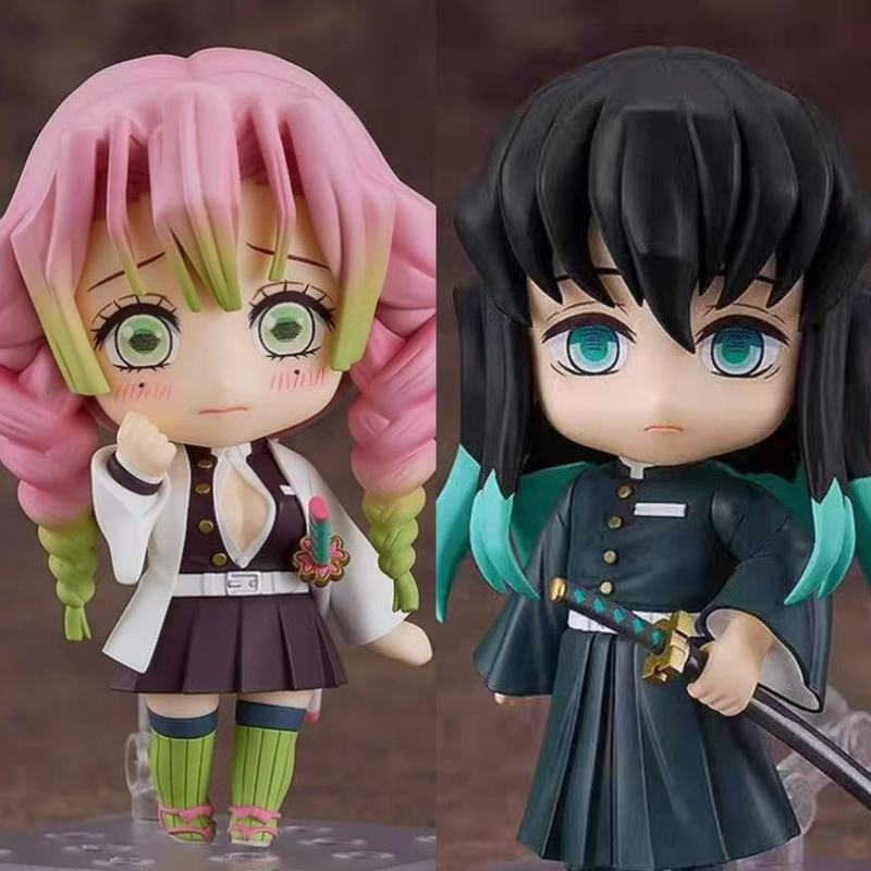 Nendoroid 2217 Ganlu Temple Glass 2218 Tokito Muichiro Q Version Pvc Action Figures Face Replacements Collectible Model Toy Gift