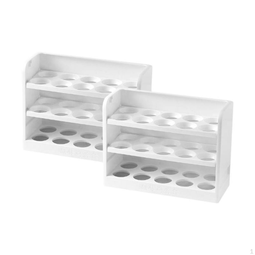 Ovum Storage Container, Flip Holder, SpaceSaving Organizer for Refrigerator Side Door 1 Pack