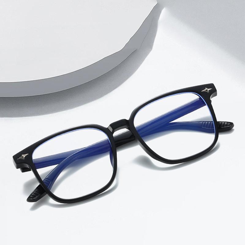 2024 Fashion Anti-blue Light Glasses For Women Designer Star Shape Trendy Men Rectangle Eyeglasses Office Computer Goggle