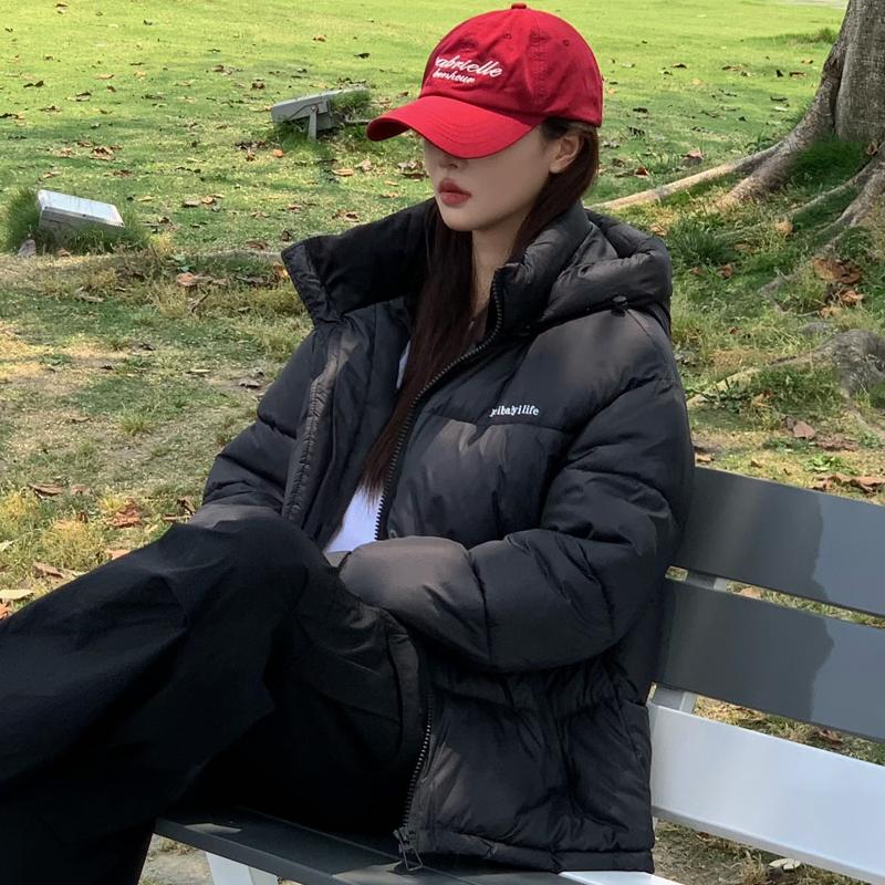 Unisex Fashion Winter Women and Man Parkas Hooded Warm Jackets Elegant Loose Thick Coats