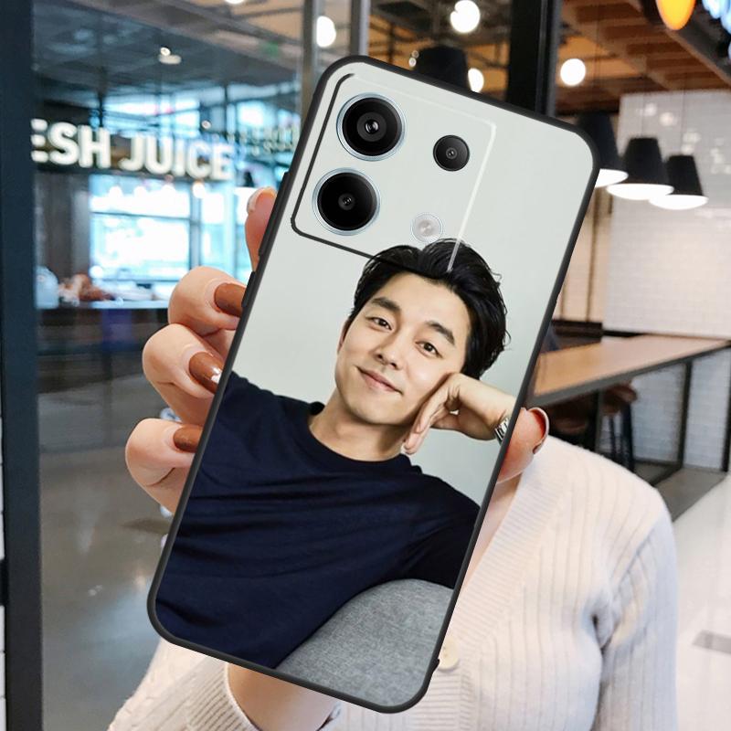 Korean Actor Gong Yoo Case For Xiaomi Redmi Note 14 Pro 10 11 12 13 15 Pro Plus Redmi 15 10C 12C 13C 14C 15C Cover