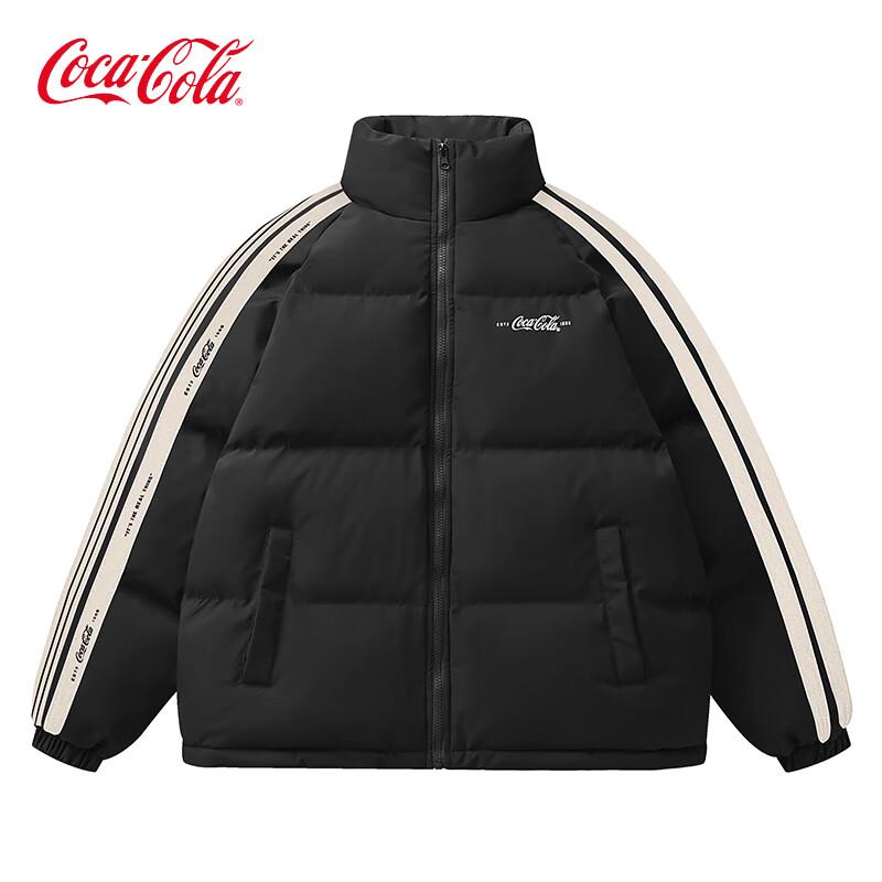 

Coca-Cola Unisex Winter Asymmetric Stripe Puffer Jacket XL