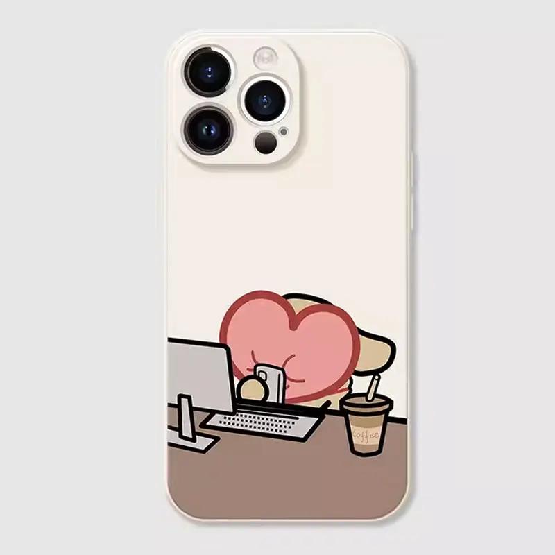 

Funny Animal Dog Couple Phone Case for IPhone 16 15 Pro Max 13 12 11 XS MAX X 7 8 14Plus SE2 Shockproof Lovers Cover Fundas Skin iPhone 15 Pro