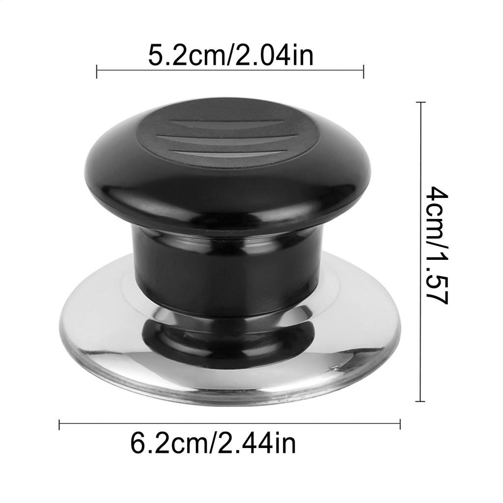 Universal Pot Lid Top Replacement Knob Easy installation Kitchen Cookware Replacement Pan Lid Holding Handles