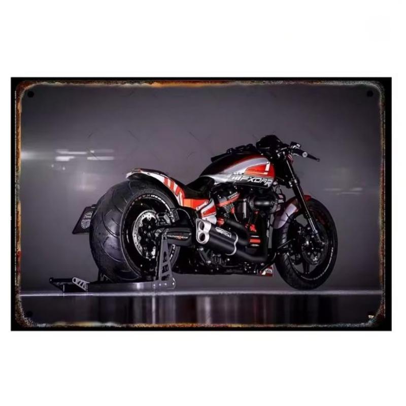 Plaque Metal Tin Signs Motorcycles Wall Decoration Vintage Art Posters Iron Painting for Man Cave Home Cafe Garage Club Bar
